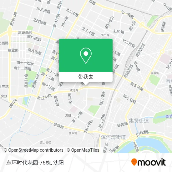 东环时代花园-75栋地图