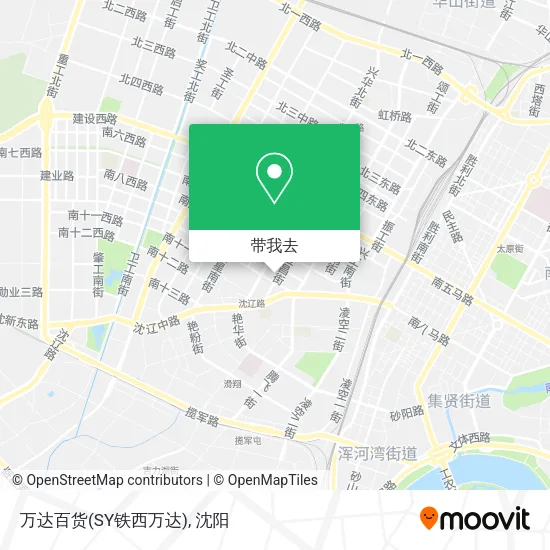 万达百货(SY铁西万达)地图