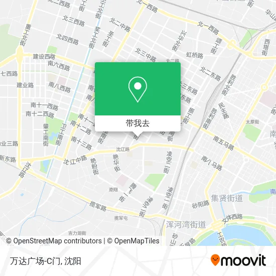 万达广场-C门地图