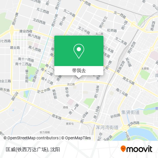 匡威(铁西万达广场)地图