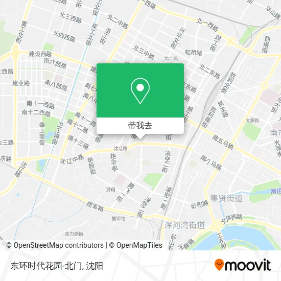 东环时代花园-北门地图