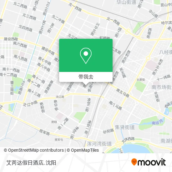 艾芮达假日酒店地图