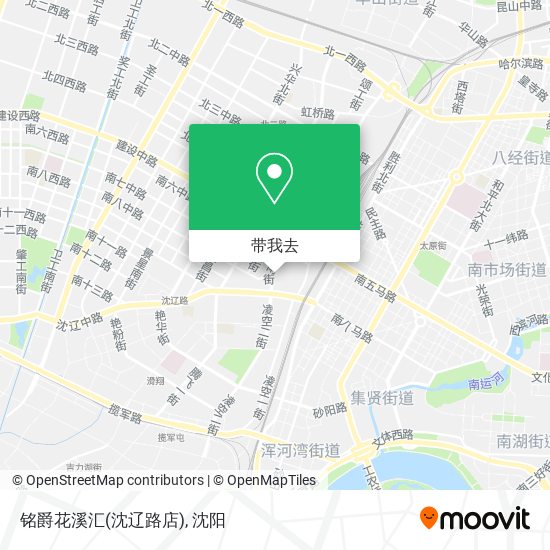 铭爵花溪汇(沈辽路店)地图