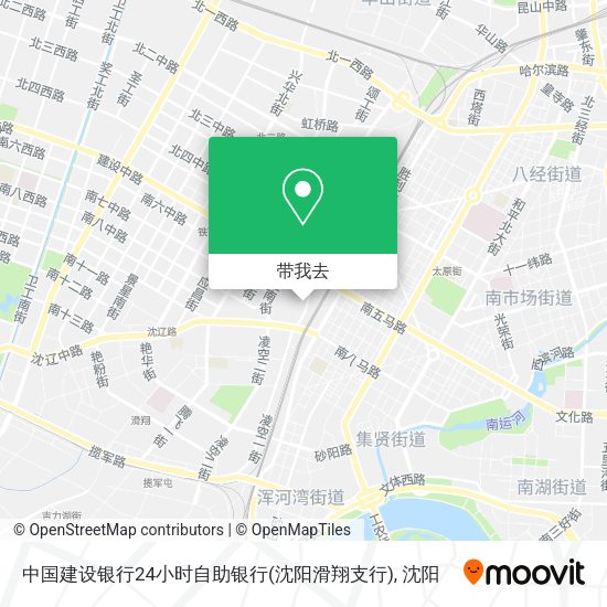 中国建设银行24小时自助银行(沈阳滑翔支行)地图