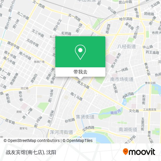 战友宾馆(南七店)地图