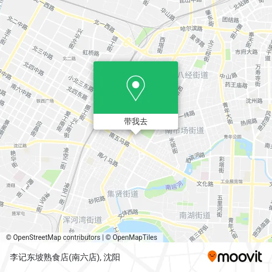 李记东坡熟食店(南六店)地图
