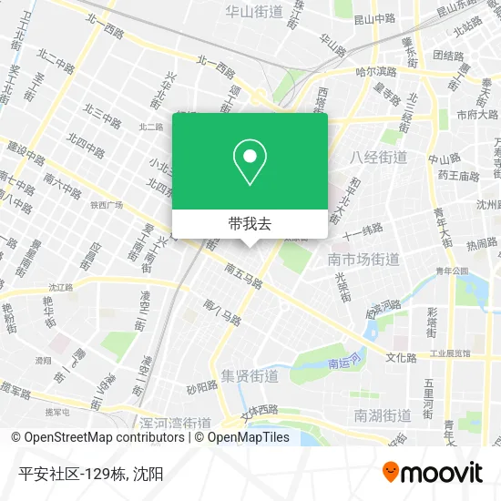 平安社区-129栋地图