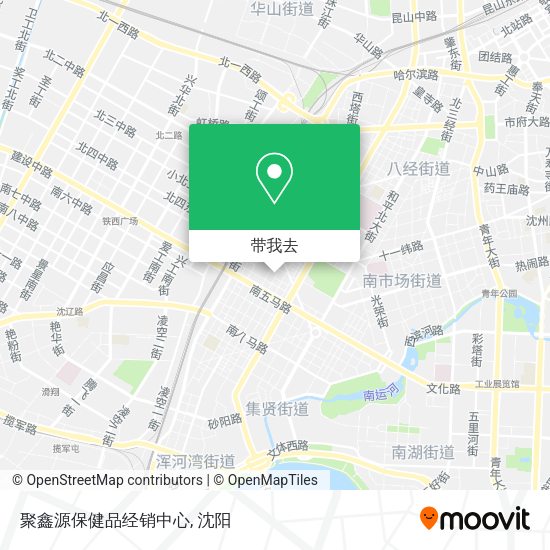 聚鑫源保健品经销中心地图