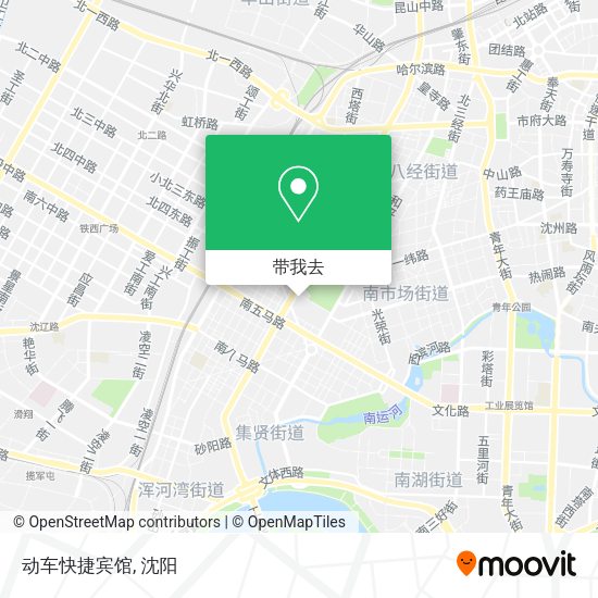 动车快捷宾馆地图