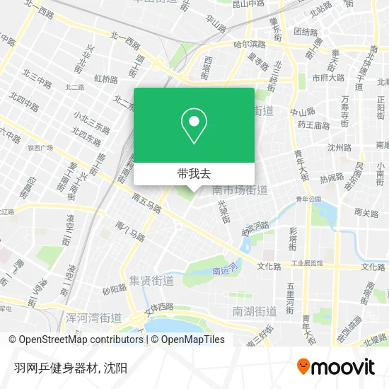 羽网乒健身器材地图