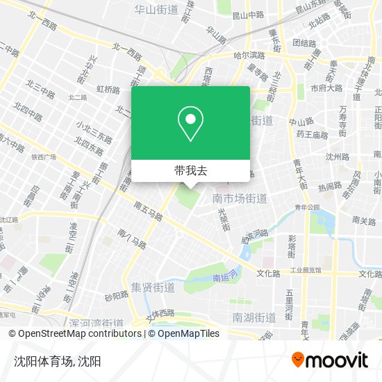 沈阳体育场地图