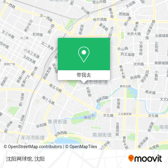 沈阳网球馆地图