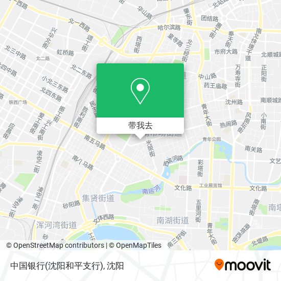 中国银行(沈阳和平支行)地图