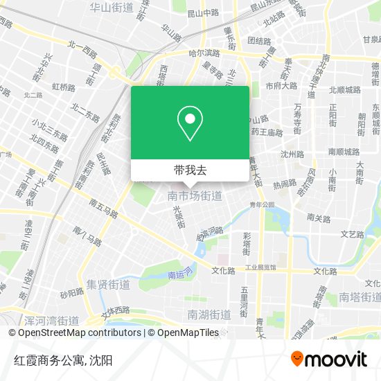 红霞商务公寓地图