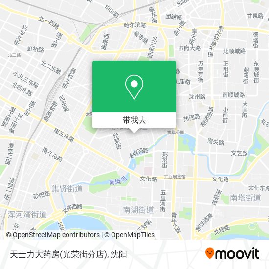 天士力大药房(光荣街分店)地图