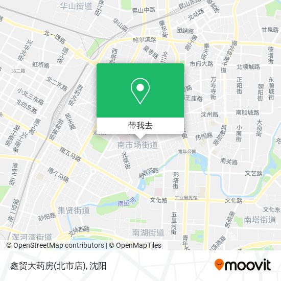鑫贸大药房(北市店)地图