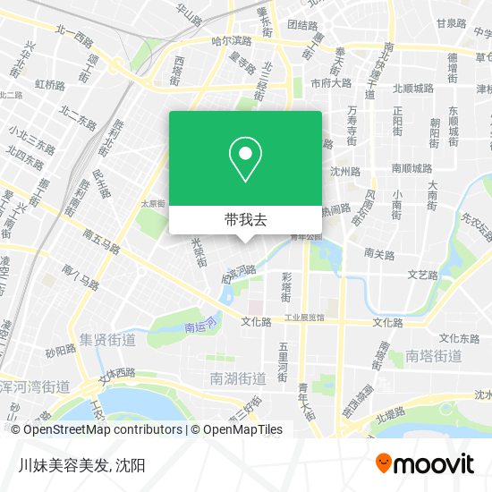 川妹美容美发地图