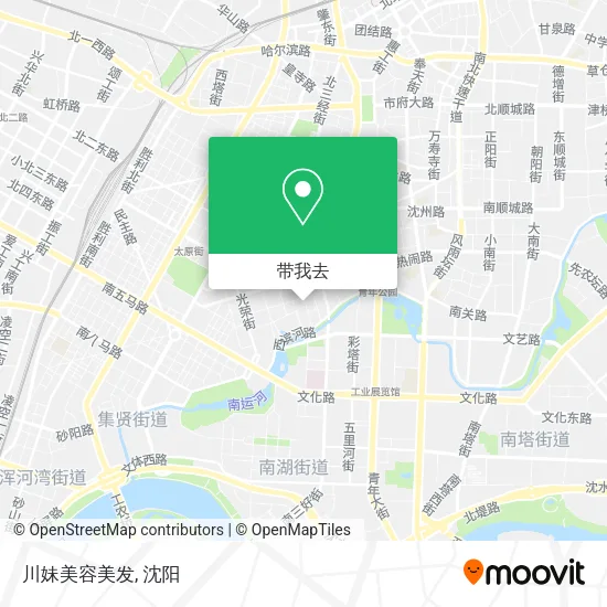 川妹美容美发地图
