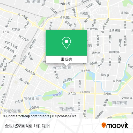 金世纪家园A座-1栋地图