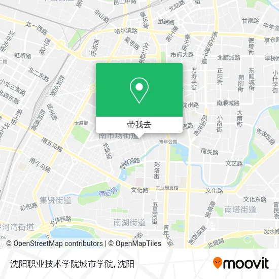 沈阳职业技术学院城市学院地图
