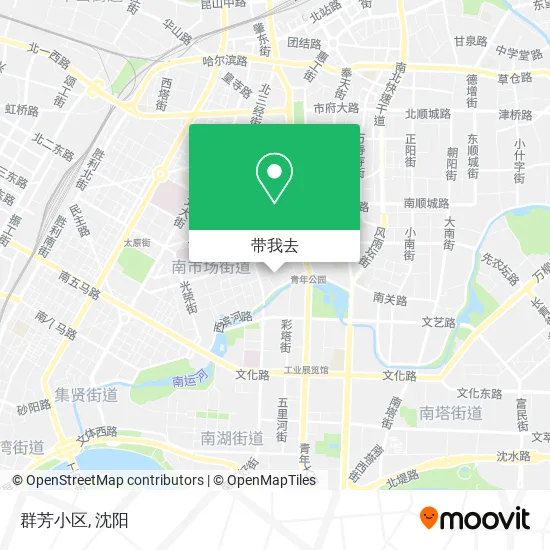 群芳小区地图