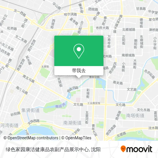 绿色家园康洁健康品农副产品展示中心地图