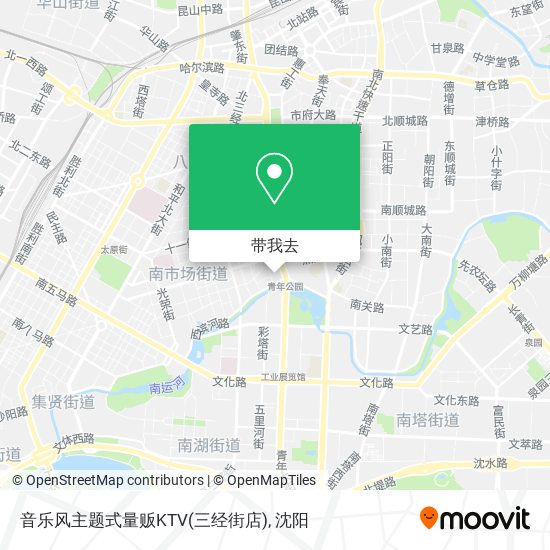音乐风主题式量贩KTV(三经街店)地图