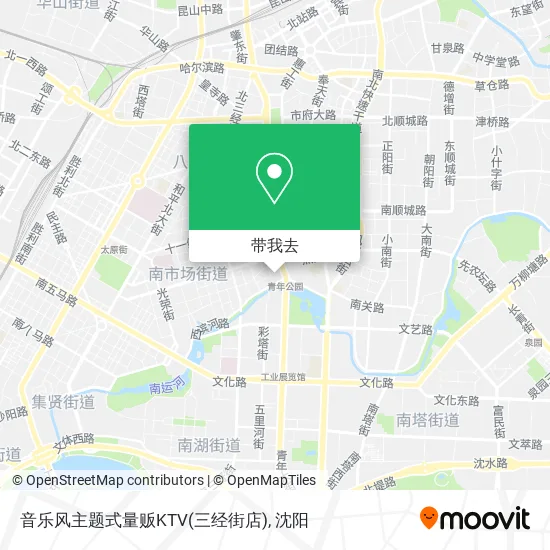 音乐风主题式量贩KTV(三经街店)地图