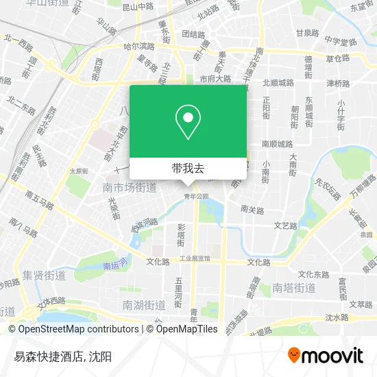 易森快捷酒店地图