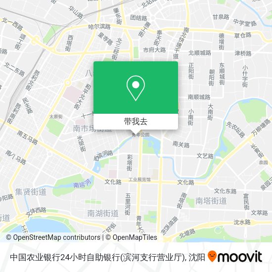 中国农业银行24小时自助银行(滨河支行营业厅)地图