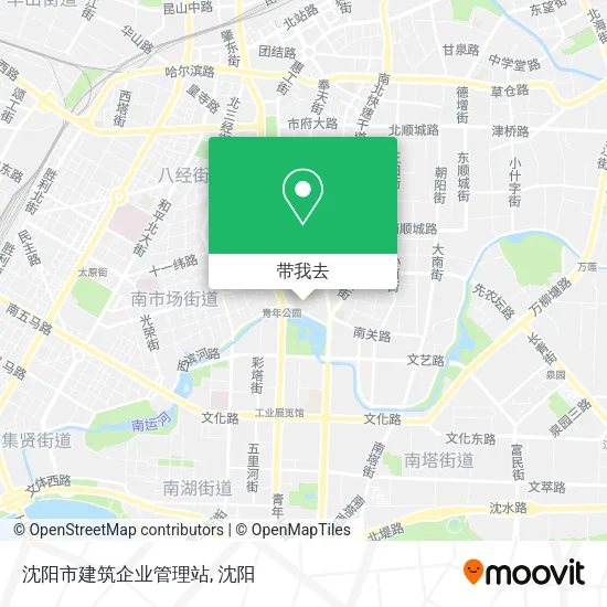 沈阳市建筑企业管理站地图