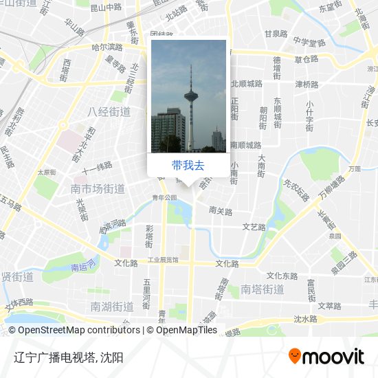 辽宁广播电视塔地图