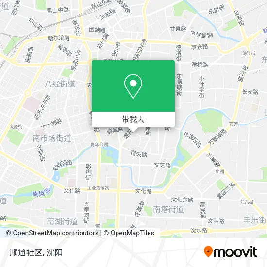 顺通社区地图