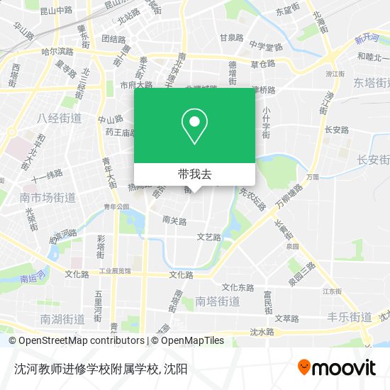 沈河教师进修学校附属学校地图