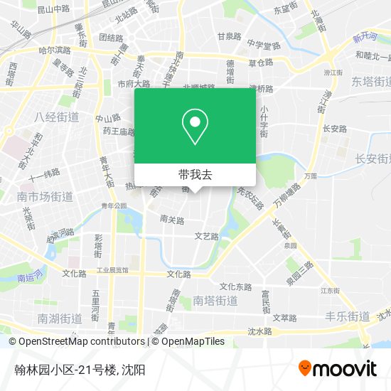 翰林园小区-21号楼地图