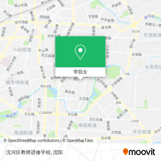 沈河区教师进修学校地图