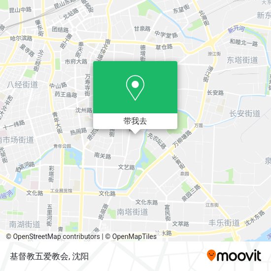 基督教五爱教会地图