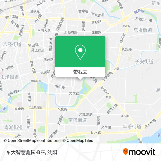 东大智慧鑫园-B座地图