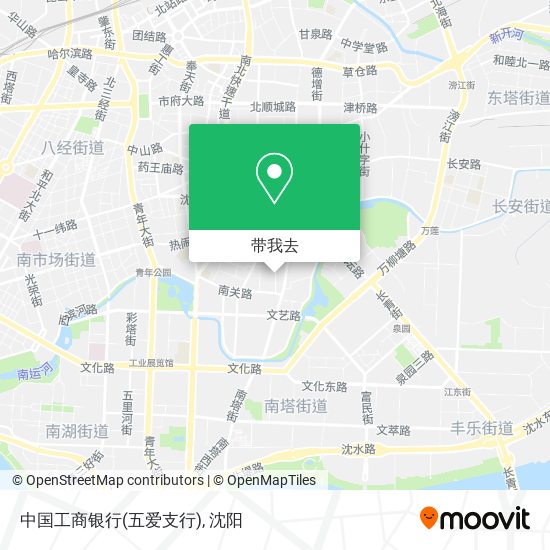 中国工商银行(五爱支行)地图