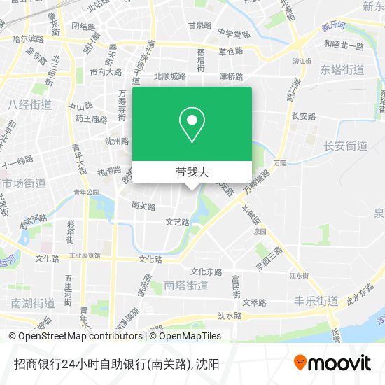 招商银行24小时自助银行(南关路)地图