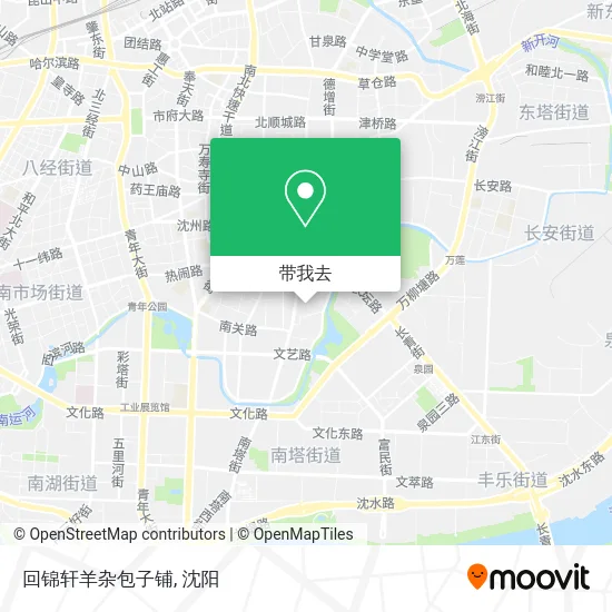回锦轩羊杂包子铺地图