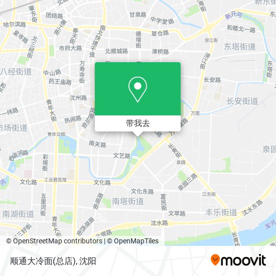 顺通大冷面(总店)地图