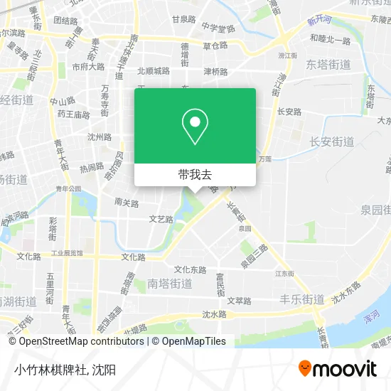小竹林棋牌社地图