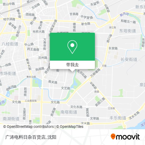 广涛电料日杂百货店地图