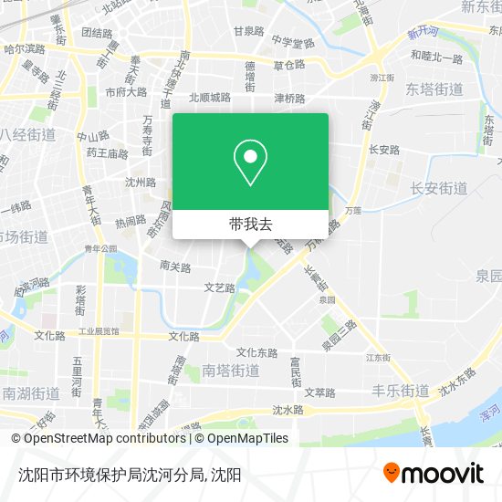 沈阳市环境保护局沈河分局地图