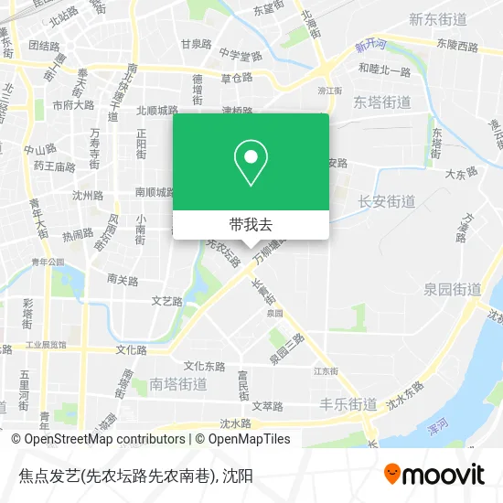焦点发艺(先农坛路先农南巷)地图