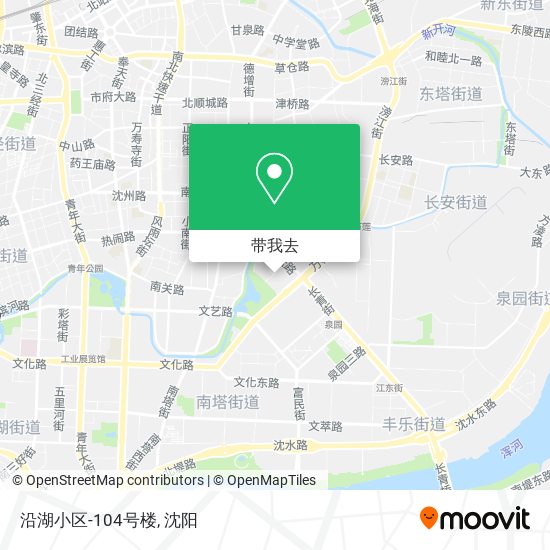 沿湖小区-104号楼地图