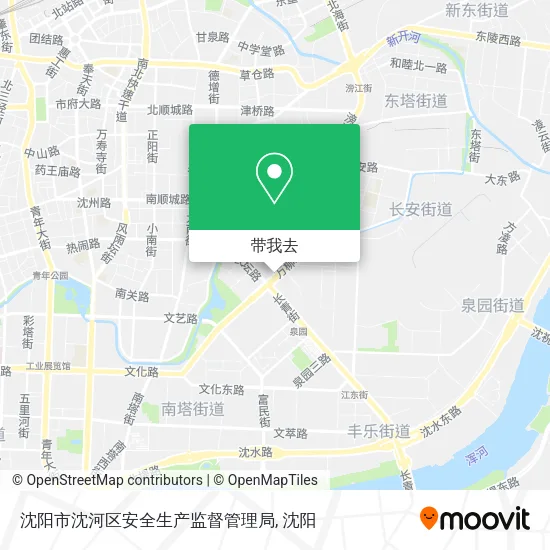 沈阳市沈河区安全生产监督管理局地图