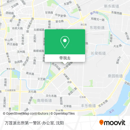 万莲派出所第一警区-办公室地图