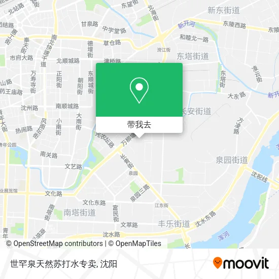 世罕泉天然苏打水专卖地图